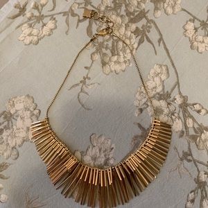 BCBG Maxazaria Goldtone Statement Necklace